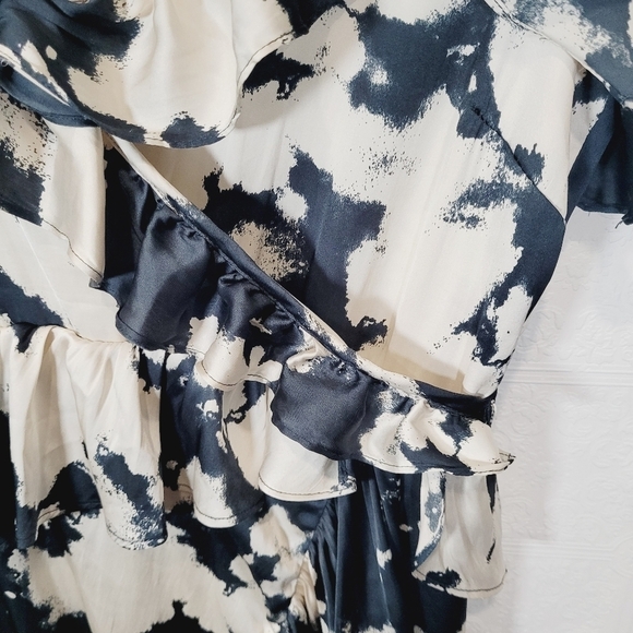 Bardot Tie Dye print mini satin dress - Picture 6 of 16